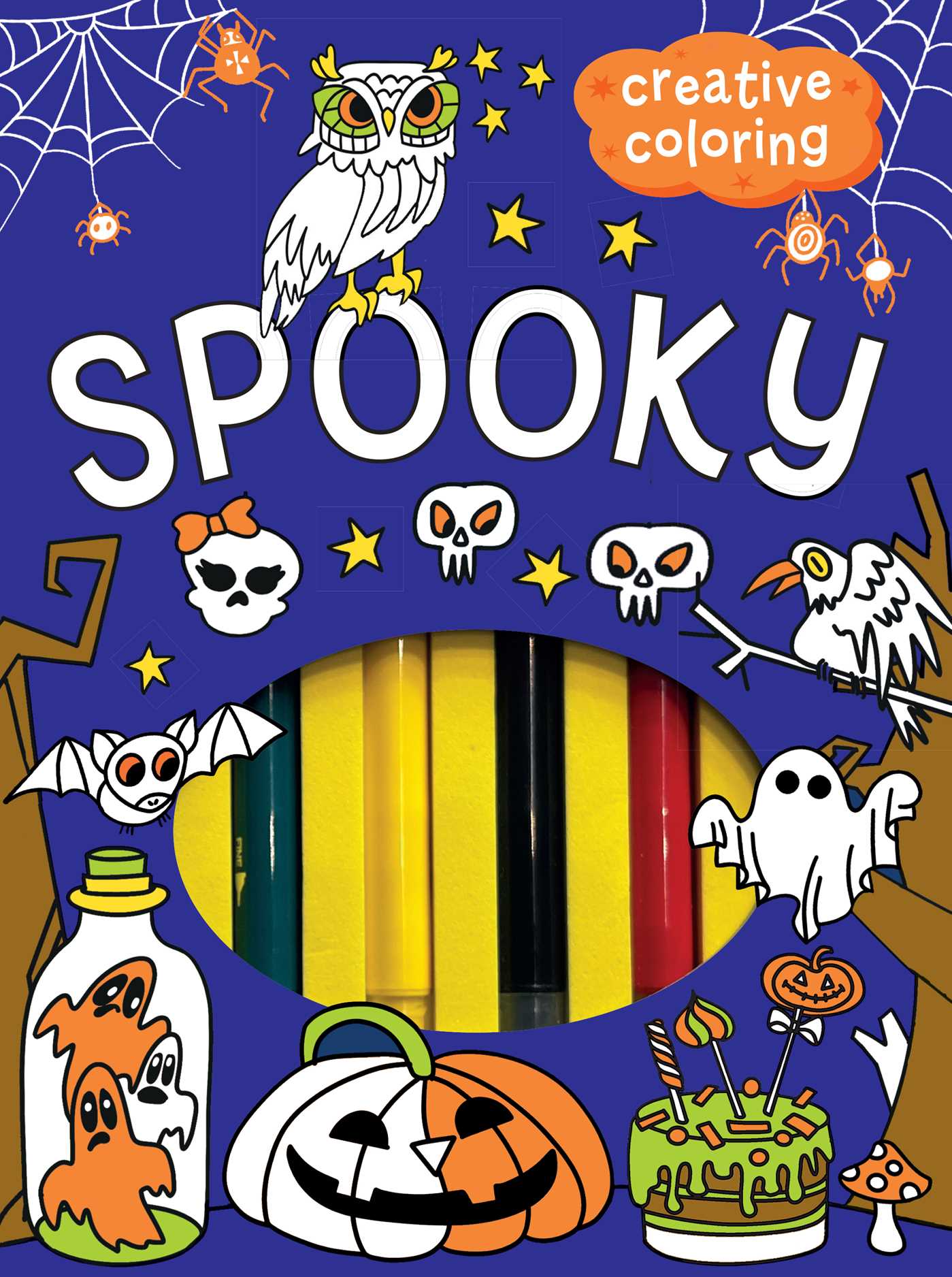 Creative Coloring: Spooky Mini-Coloring Kit