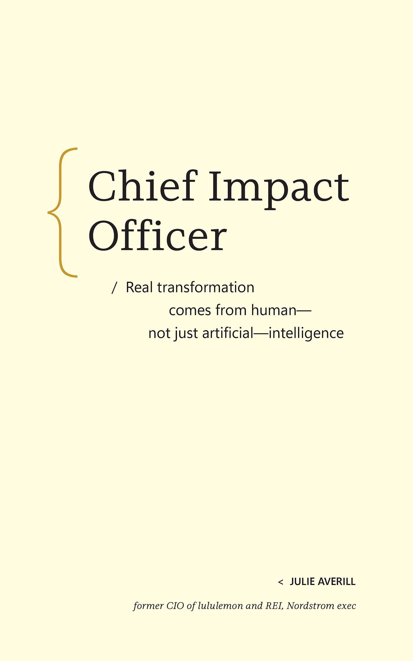 Chief Impact Officer
