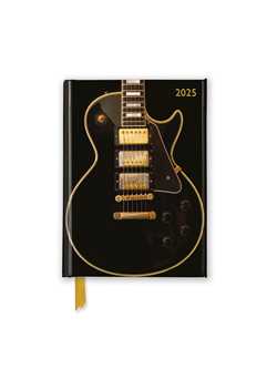 Black Gibson Guitar 2025 Luxury Pocket Diary Planner - Week to View